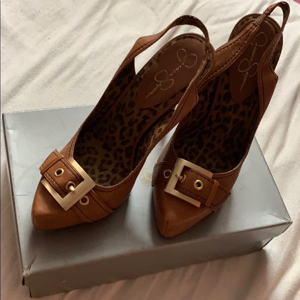 Jessica Simpson Brown (Chestnut) Heels